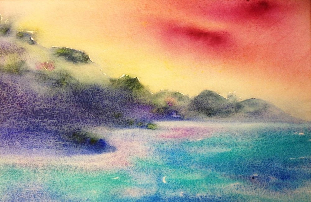 mary kay neumann watercolor image 2 - waiting for my soul to catch up